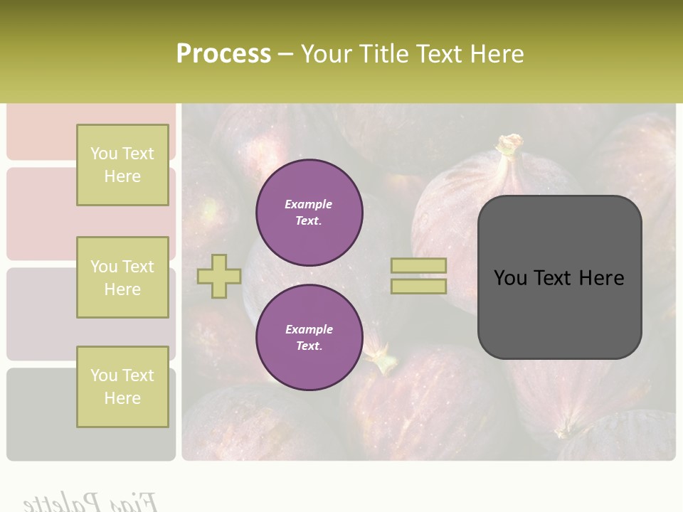 A Bunch Of Figs Sitting Next To Each Other PowerPoint Template