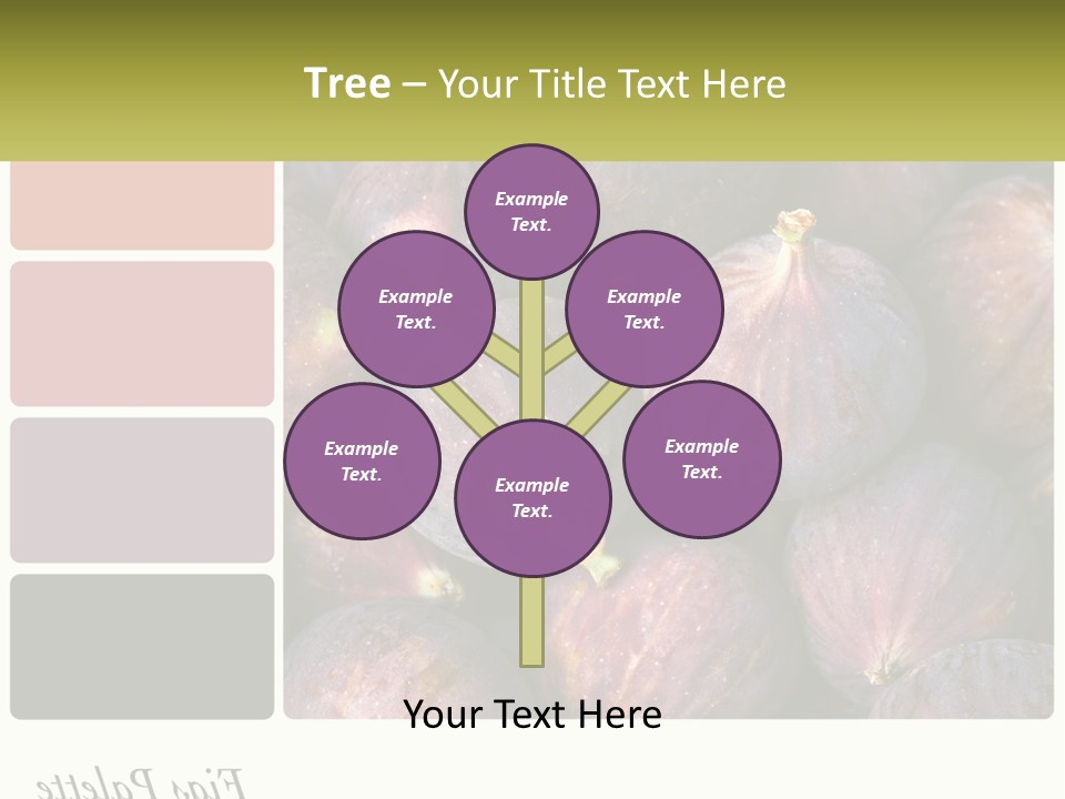 A Bunch Of Figs Sitting Next To Each Other PowerPoint Template
