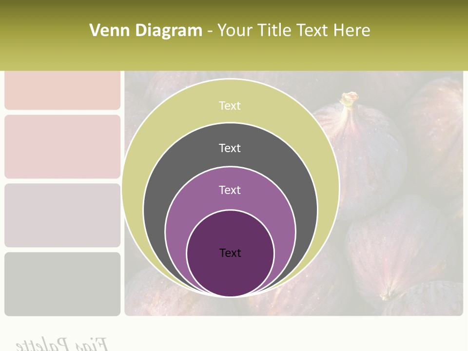 A Bunch Of Figs Sitting Next To Each Other PowerPoint Template