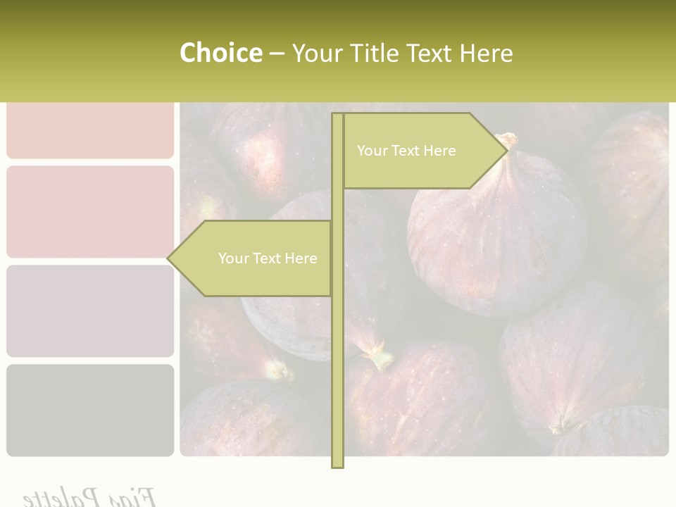 A Bunch Of Figs Sitting Next To Each Other PowerPoint Template