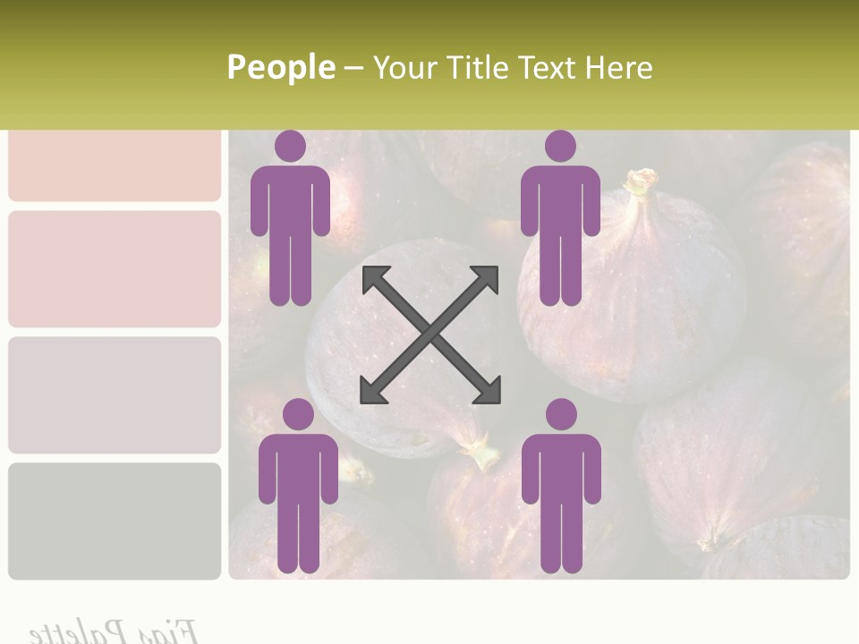 A Bunch Of Figs Sitting Next To Each Other PowerPoint Template