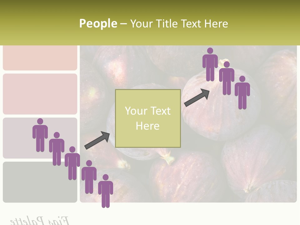 A Bunch Of Figs Sitting Next To Each Other PowerPoint Template