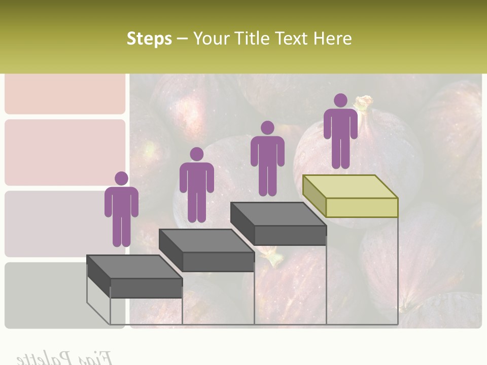 A Bunch Of Figs Sitting Next To Each Other PowerPoint Template