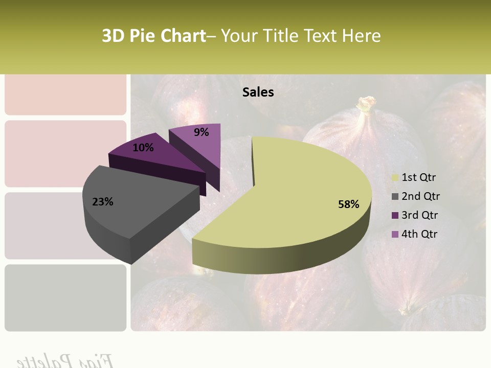 A Bunch Of Figs Sitting Next To Each Other PowerPoint Template