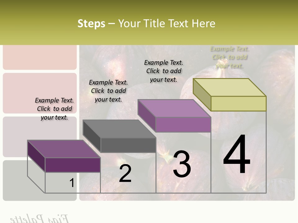 A Bunch Of Figs Sitting Next To Each Other PowerPoint Template