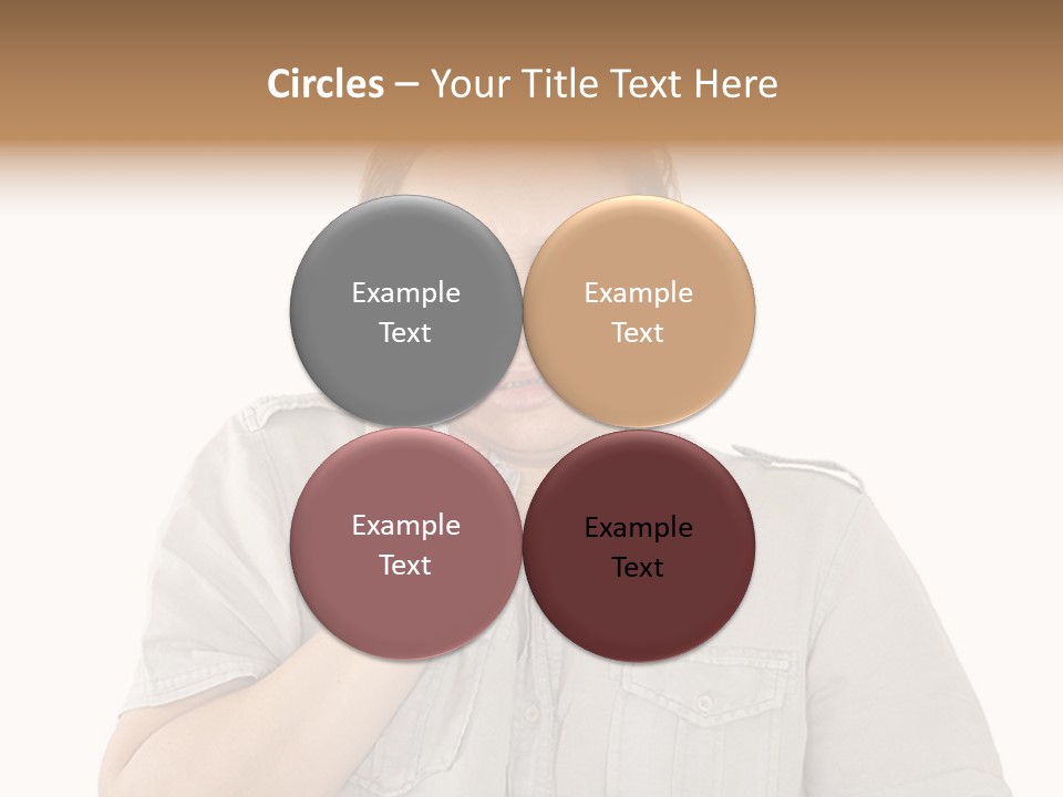 A Man Is Talking On A Cell Phone PowerPoint Template