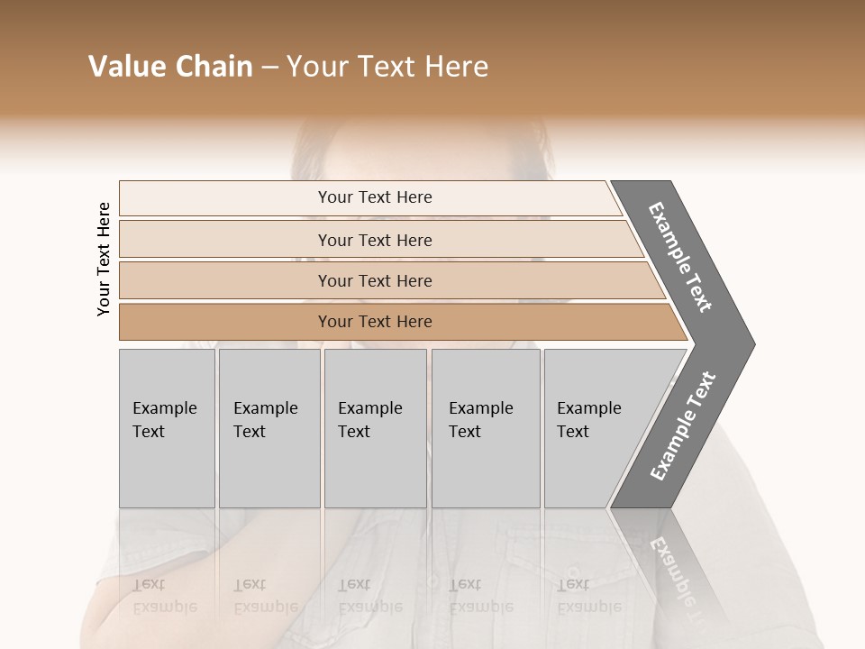 A Man Is Talking On A Cell Phone PowerPoint Template