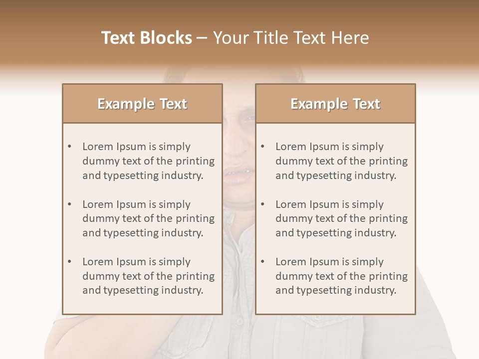 A Man Is Talking On A Cell Phone PowerPoint Template