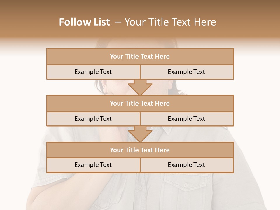 A Man Is Talking On A Cell Phone PowerPoint Template
