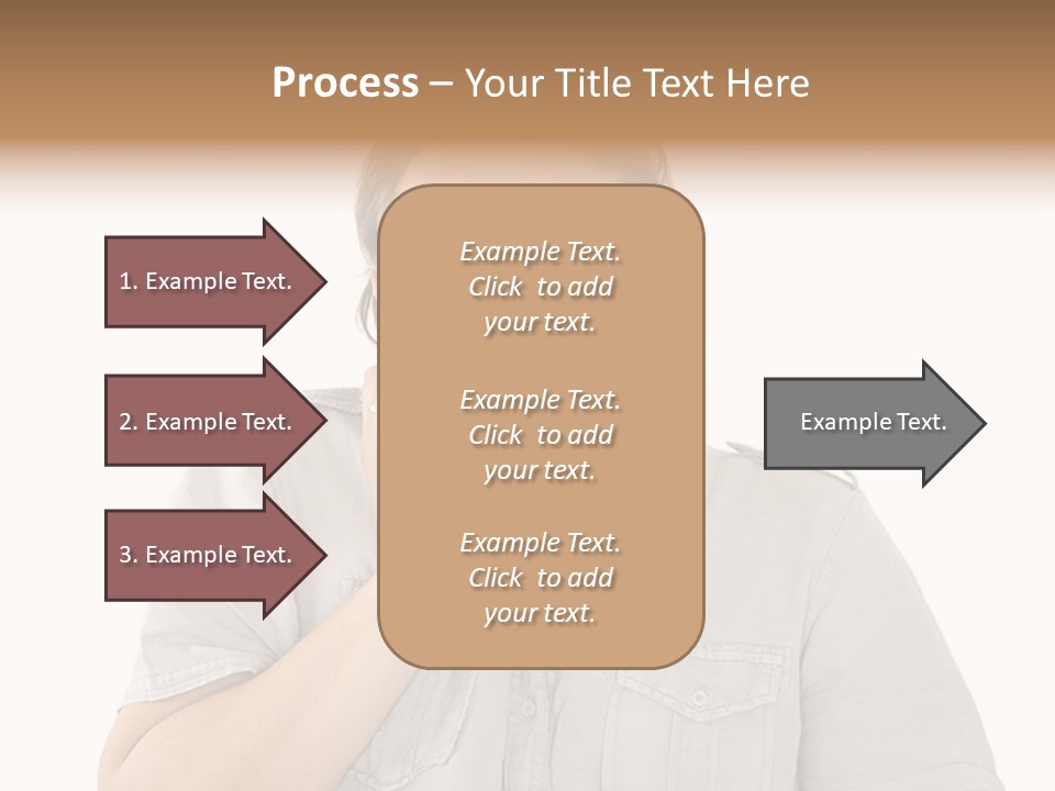 A Man Is Talking On A Cell Phone PowerPoint Template