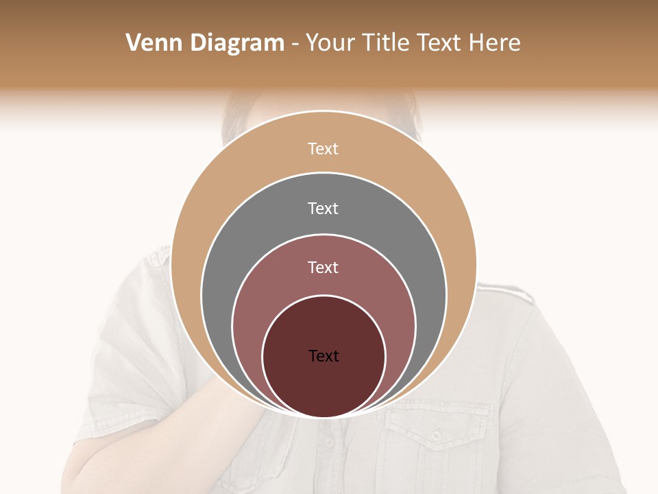A Man Is Talking On A Cell Phone PowerPoint Template