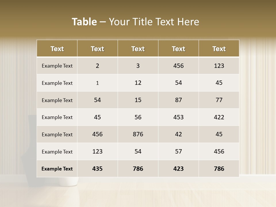 A White Shelf With A Vase On Top Of It PowerPoint Template