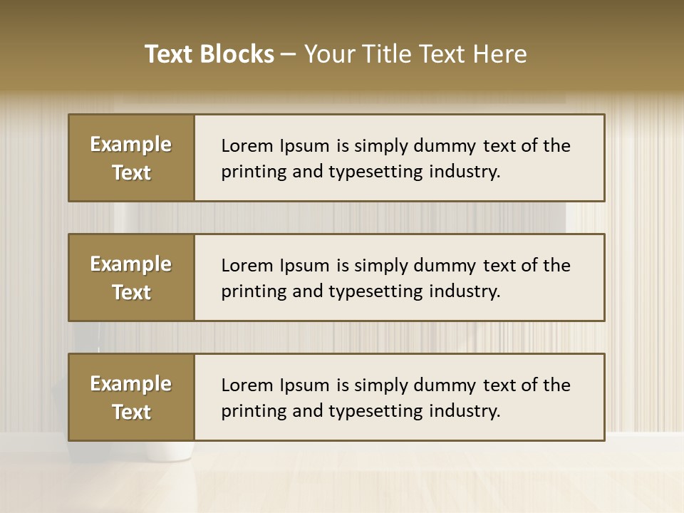 A White Shelf With A Vase On Top Of It PowerPoint Template