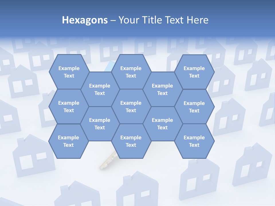 A House With A Key In The Middle Of It PowerPoint Template