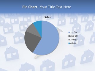 A House With A Key In The Middle Of It PowerPoint Template