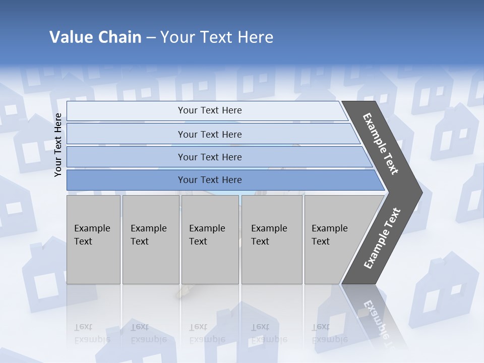 A House With A Key In The Middle Of It PowerPoint Template
