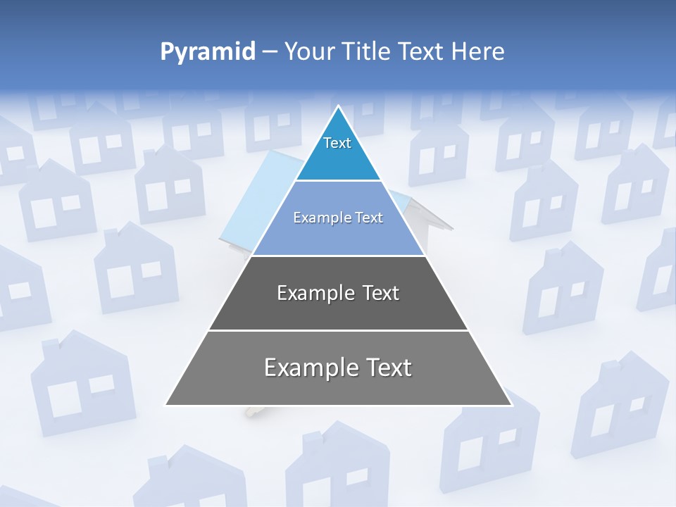 A House With A Key In The Middle Of It PowerPoint Template