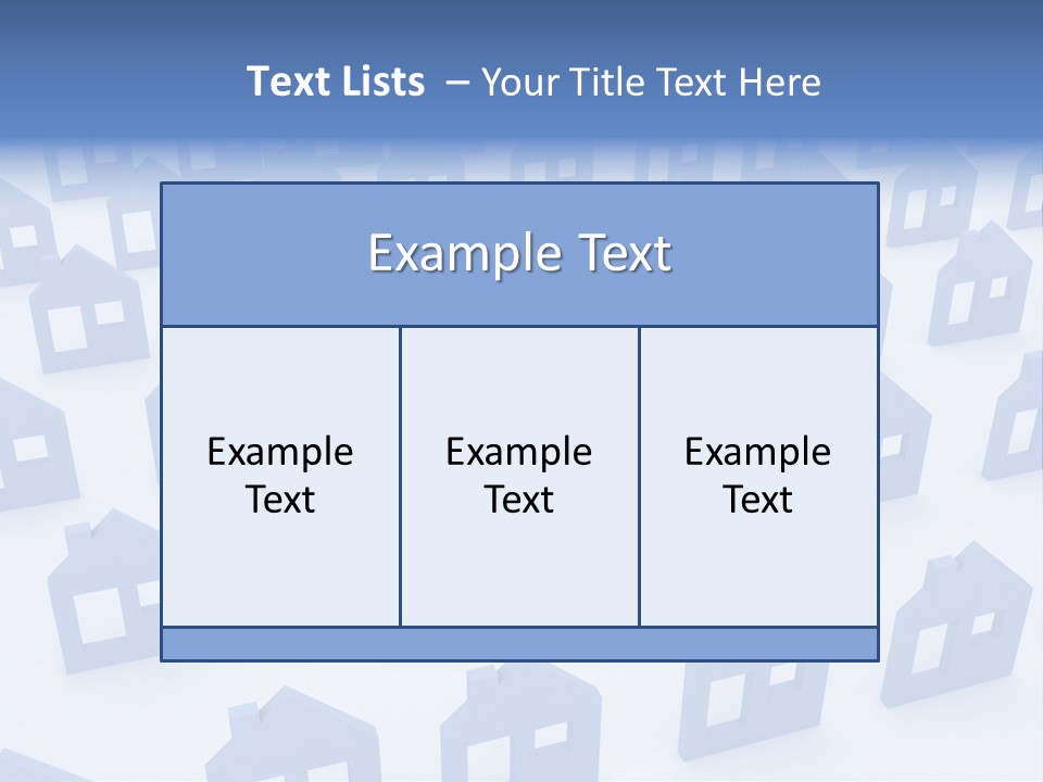 A House With A Key In The Middle Of It PowerPoint Template
