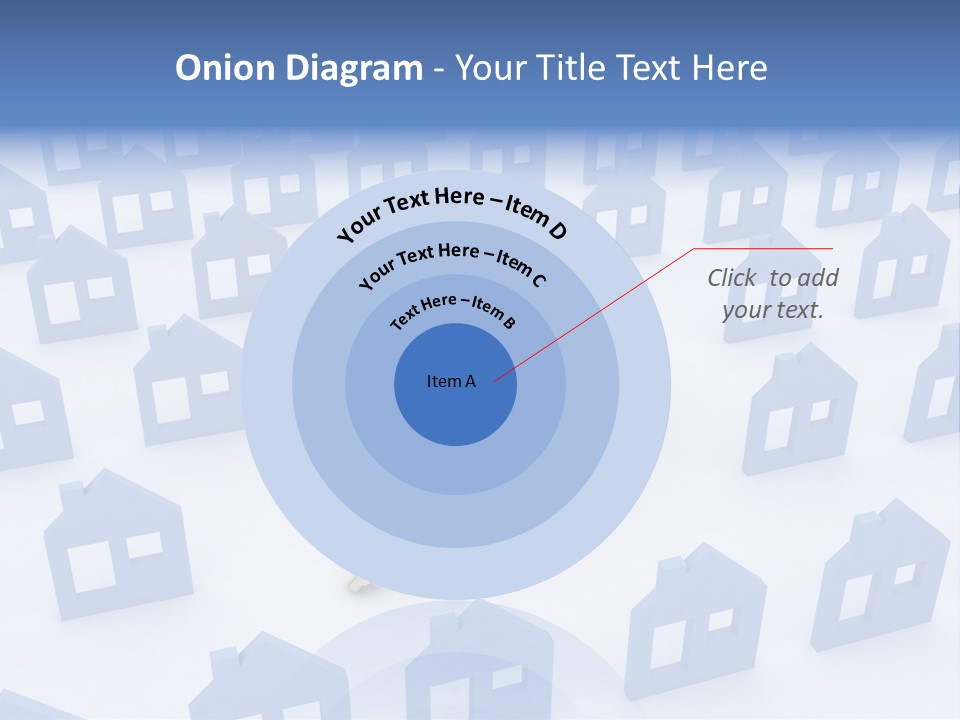 A House With A Key In The Middle Of It PowerPoint Template