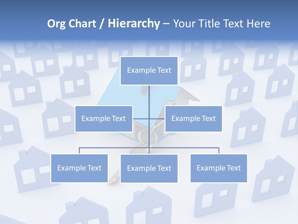 A House With A Key In The Middle Of It PowerPoint Template