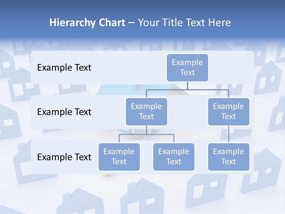 A House With A Key In The Middle Of It PowerPoint Template
