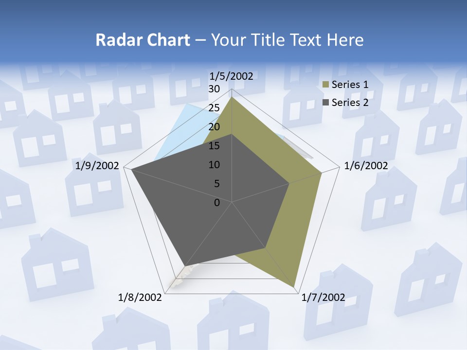 A House With A Key In The Middle Of It PowerPoint Template