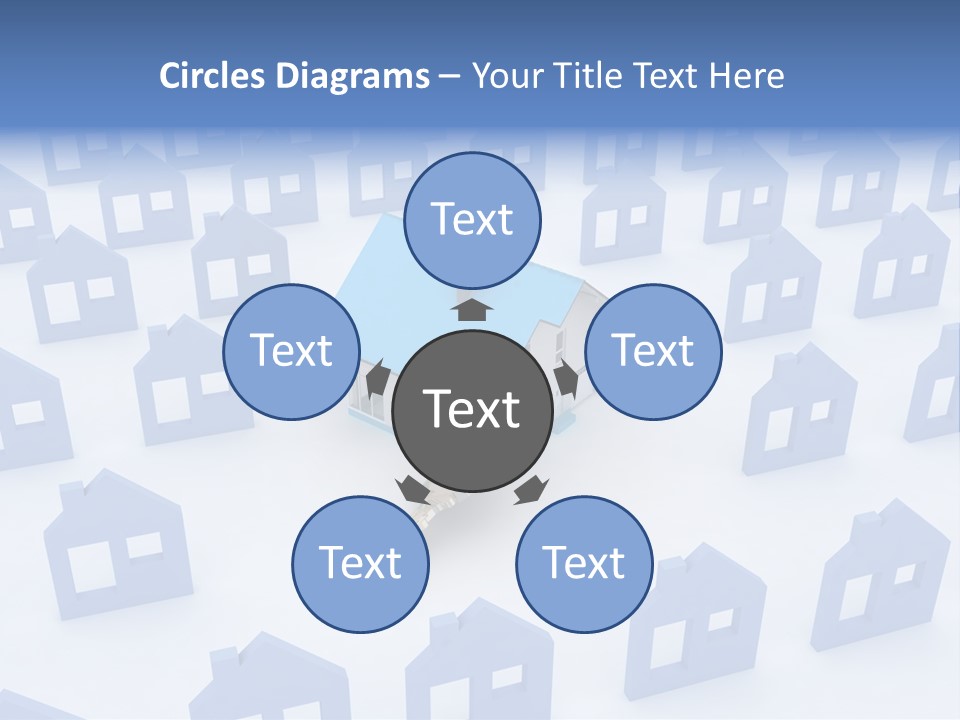 A House With A Key In The Middle Of It PowerPoint Template