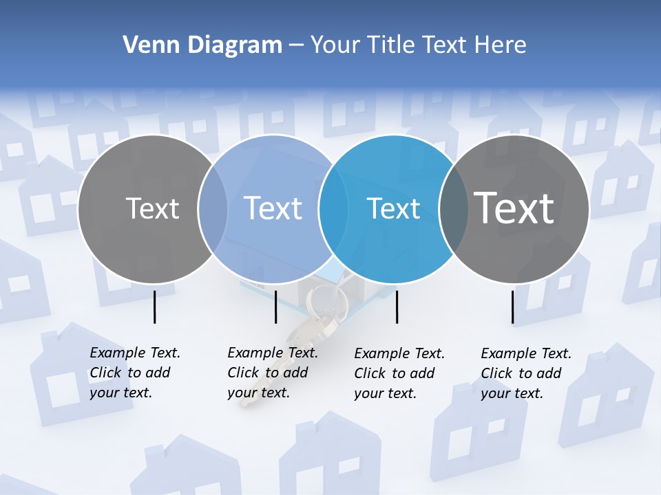 A House With A Key In The Middle Of It PowerPoint Template