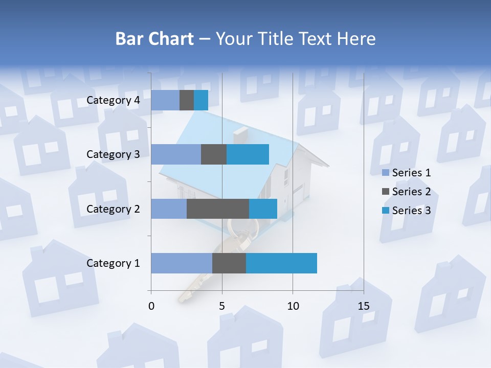 A House With A Key In The Middle Of It PowerPoint Template