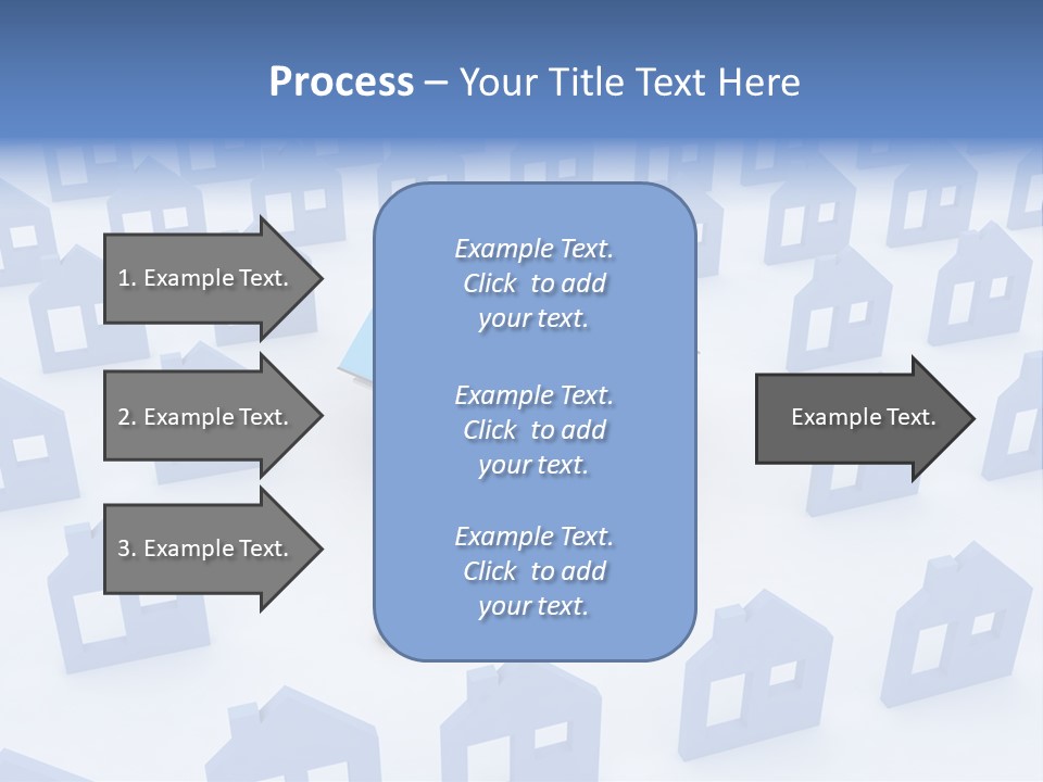A House With A Key In The Middle Of It PowerPoint Template