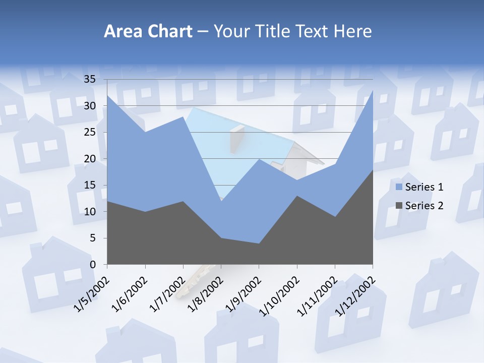 A House With A Key In The Middle Of It PowerPoint Template