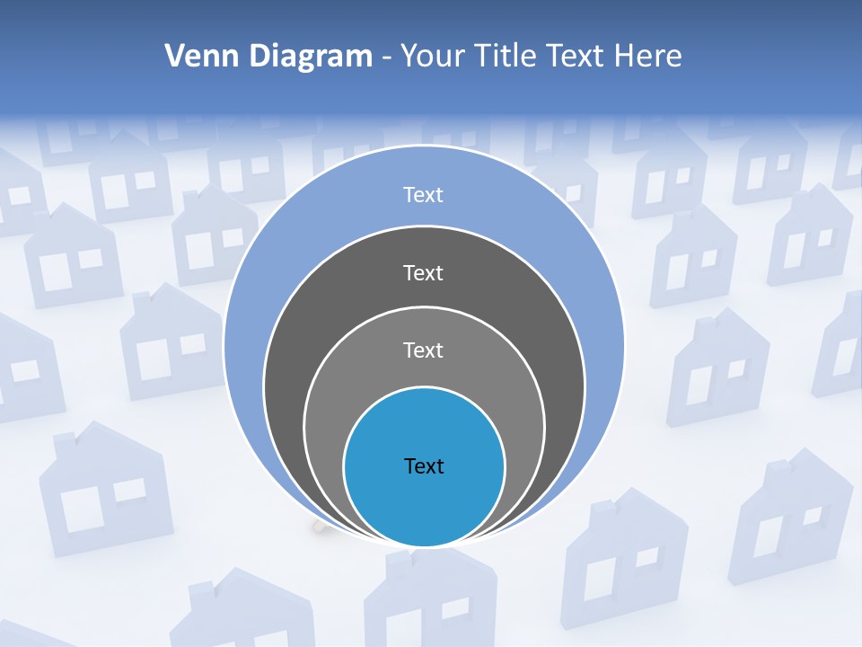 A House With A Key In The Middle Of It PowerPoint Template