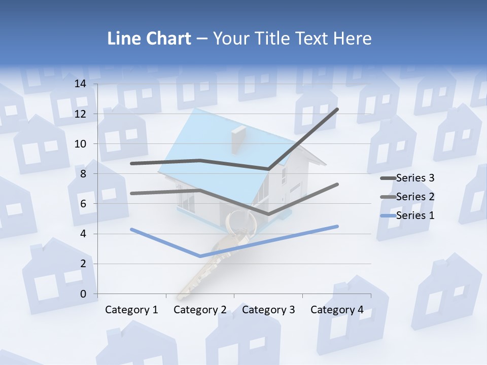 A House With A Key In The Middle Of It PowerPoint Template