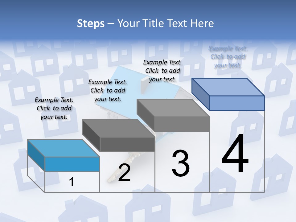 A House With A Key In The Middle Of It PowerPoint Template