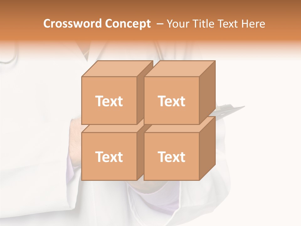 A Doctor Writing On A Clipboard With A Pen PowerPoint Template