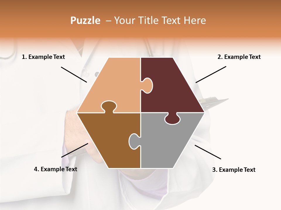 A Doctor Writing On A Clipboard With A Pen PowerPoint Template