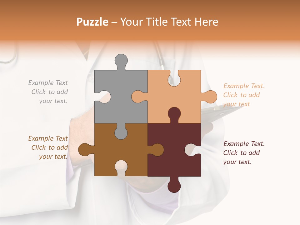 A Doctor Writing On A Clipboard With A Pen PowerPoint Template