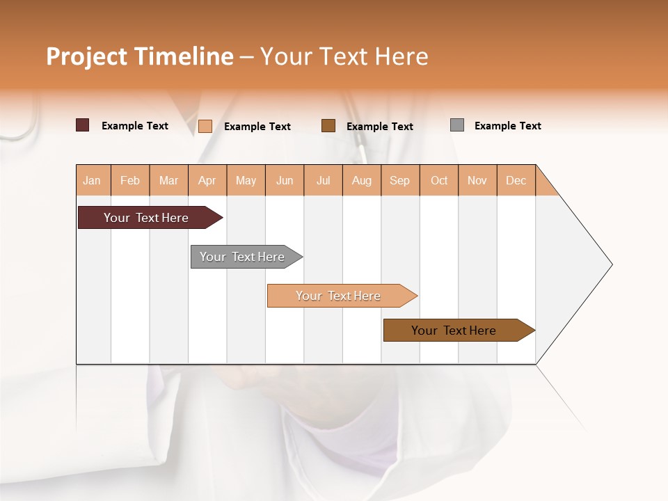 A Doctor Writing On A Clipboard With A Pen PowerPoint Template