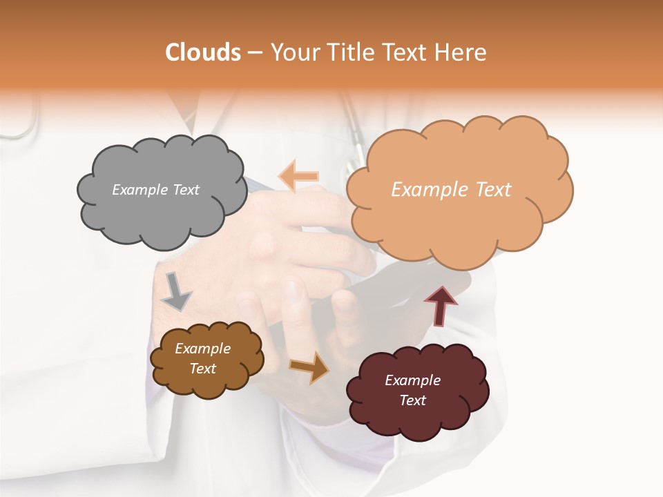 A Doctor Writing On A Clipboard With A Pen PowerPoint Template