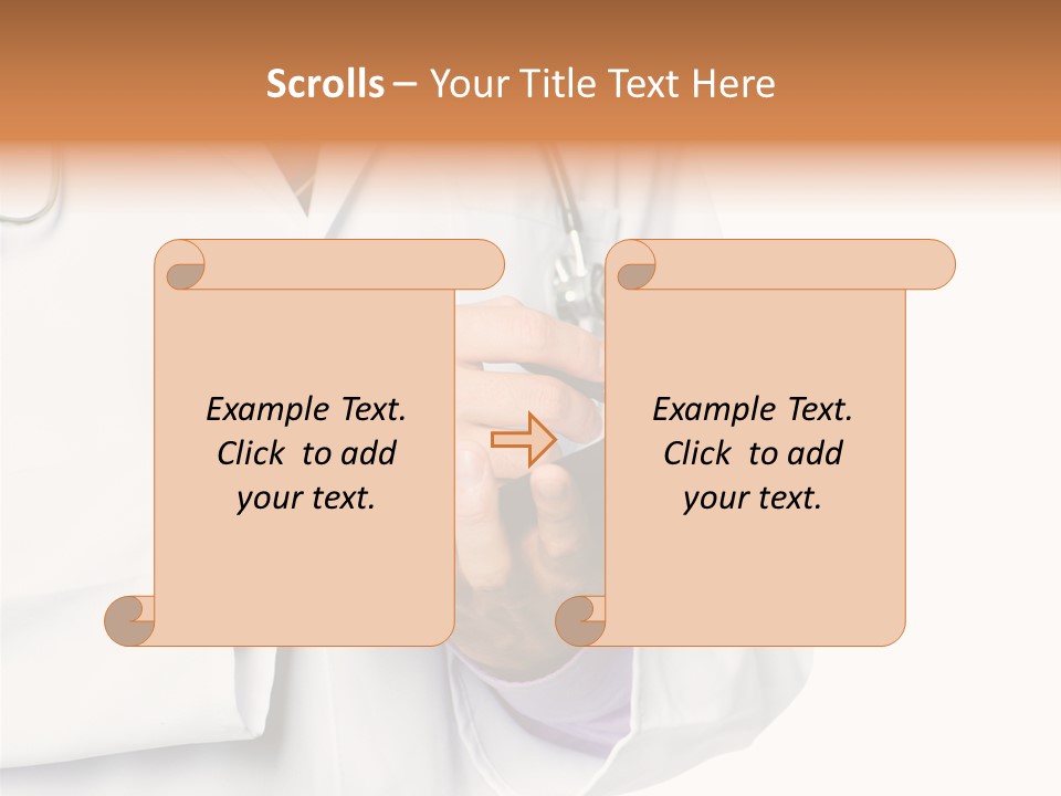 A Doctor Writing On A Clipboard With A Pen PowerPoint Template