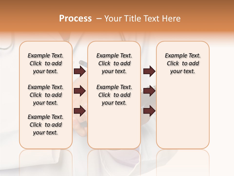 A Doctor Writing On A Clipboard With A Pen PowerPoint Template