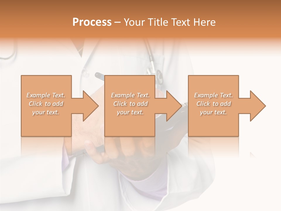 A Doctor Writing On A Clipboard With A Pen PowerPoint Template