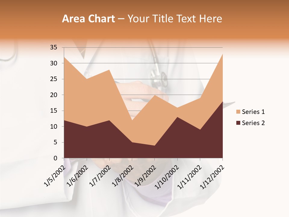 A Doctor Writing On A Clipboard With A Pen PowerPoint Template
