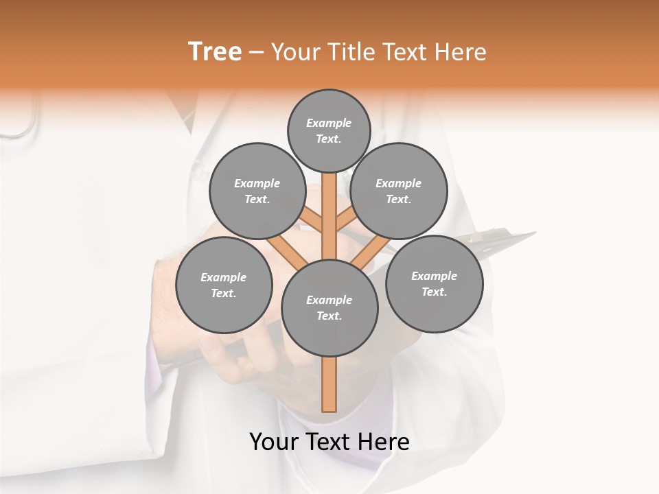 A Doctor Writing On A Clipboard With A Pen PowerPoint Template