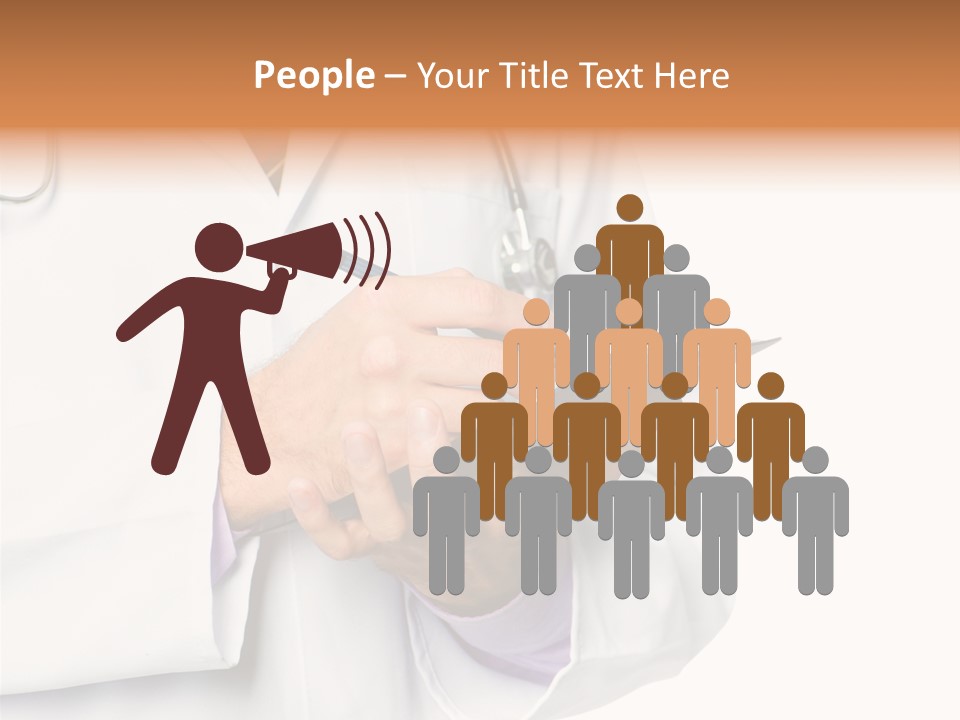 A Doctor Writing On A Clipboard With A Pen PowerPoint Template