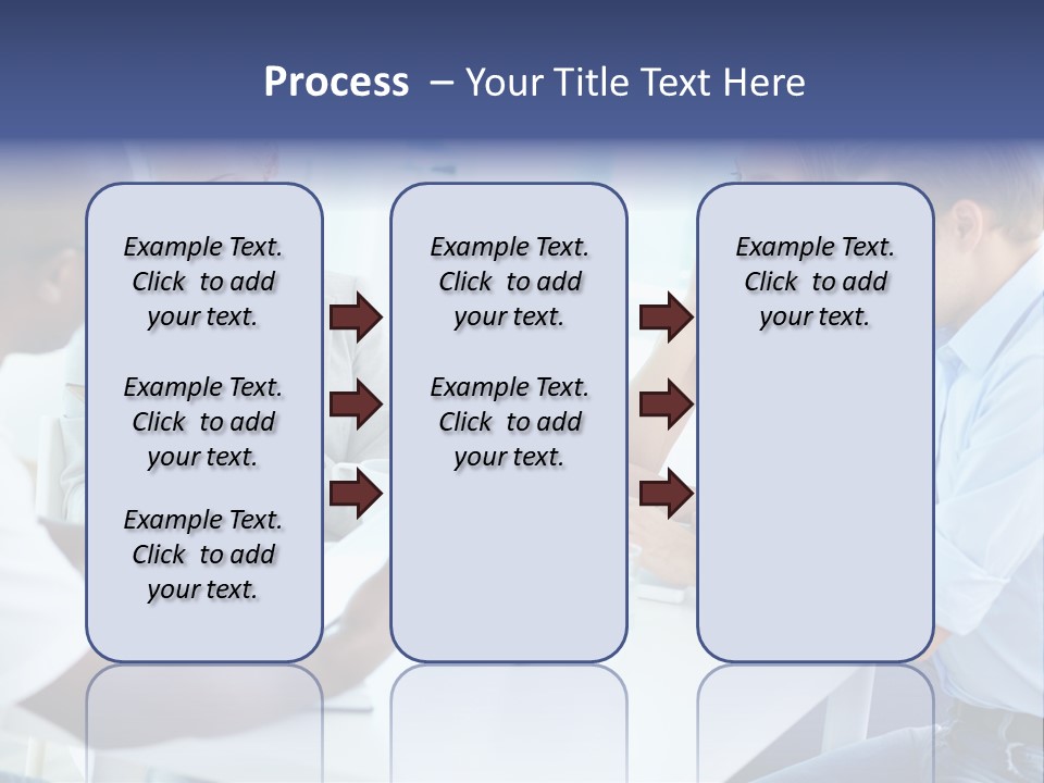 A Group Of People Sitting Around A Table With A Laptop PowerPoint Template