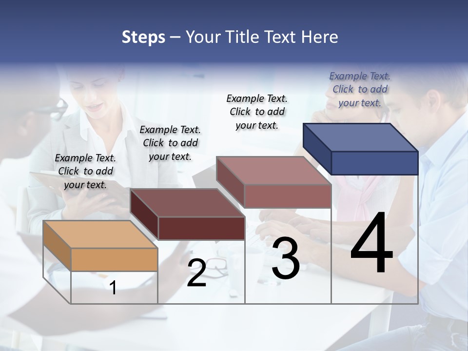 A Group Of People Sitting Around A Table With A Laptop PowerPoint Template