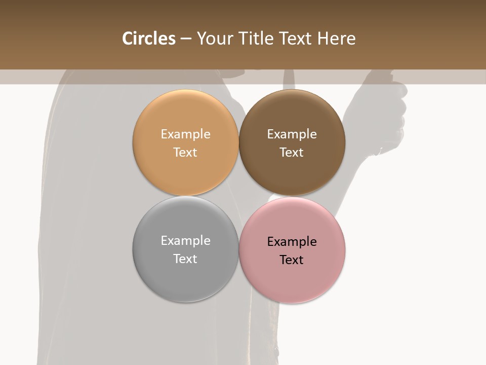 A Man In A Costume Holding A Cell Phone PowerPoint Template