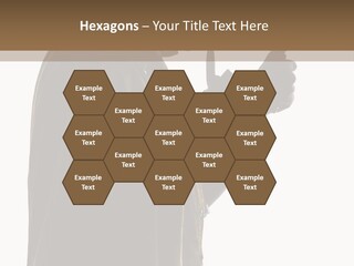 A Man In A Costume Holding A Cell Phone PowerPoint Template