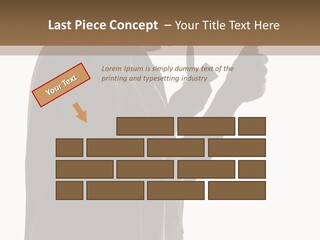 A Man In A Costume Holding A Cell Phone PowerPoint Template